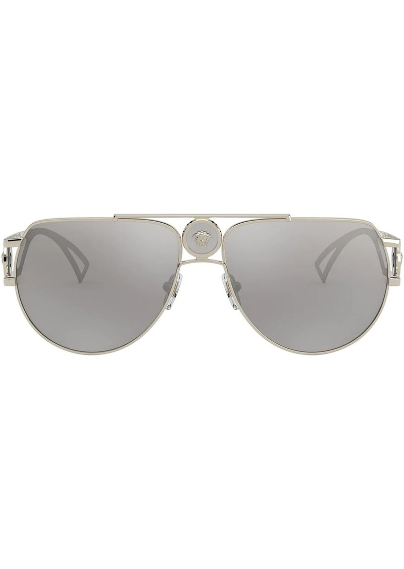 Versace Medusa pilot-frame sunglasses