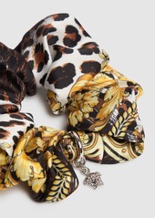 Versace Medusa Baroque Twill Scrunchie