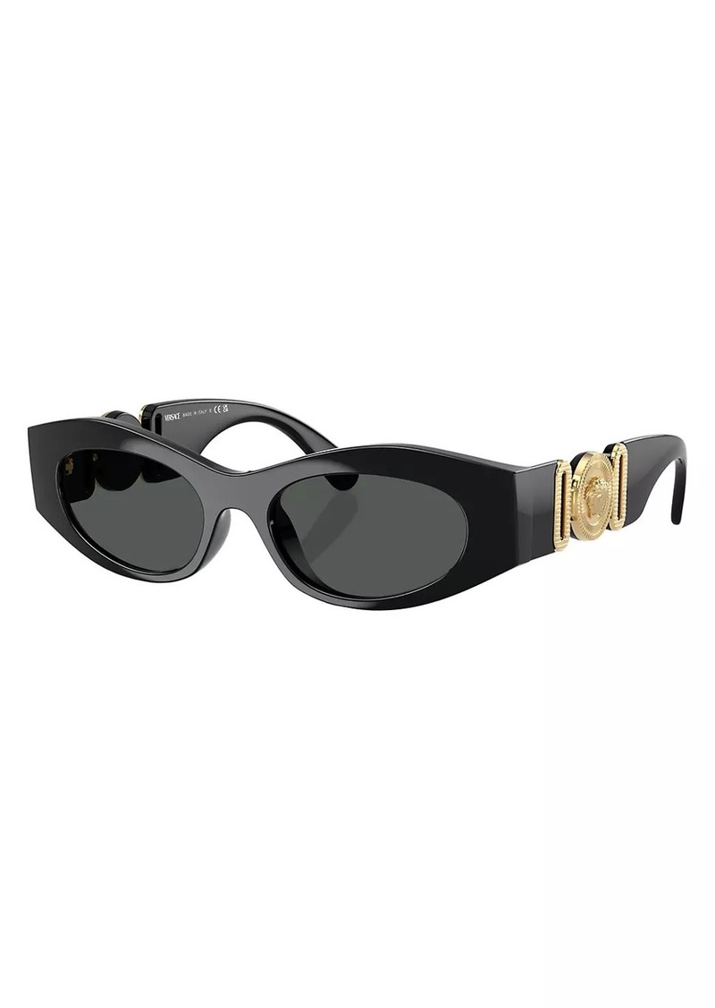 Versace Medusa Biggie 51MM Cat-Eye Sunglasses