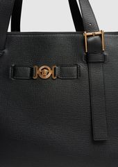 Versace Medusa Biggie Leather Duffle Bag