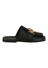 Versace Medusa Biggie Leather Slide Sandals