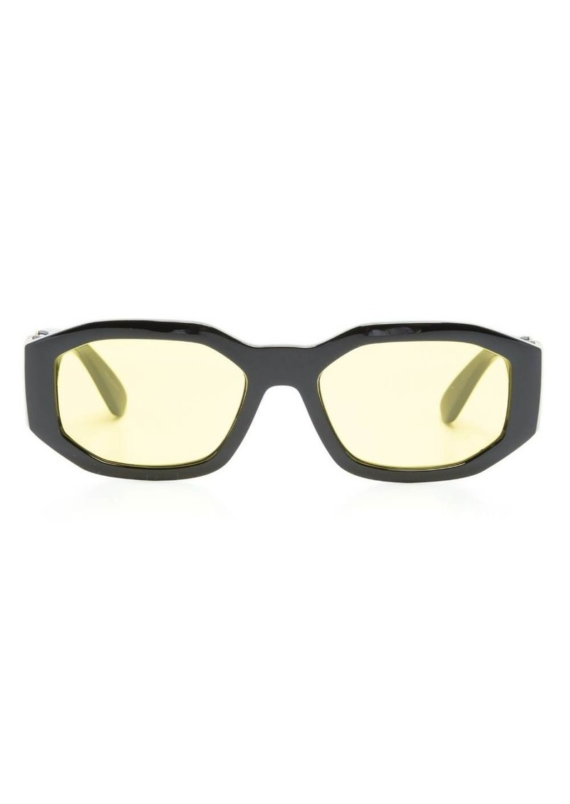 Versace Medusa Biggie rectangle-frame sunglasses