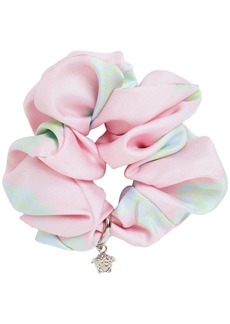 Versace Medusa Charm Silk Scrunchie