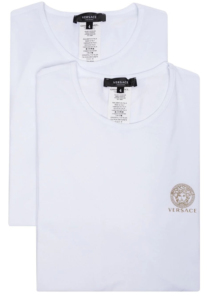 Versace - Medusa Studded Taylor Fit T Shirt - Black