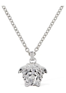Versace Medusa Crystal Charm Necklace
