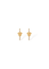 Versace Medusa Crystal Stud Earrings