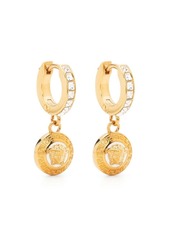 Versace Medusa-embellished hoop earrings