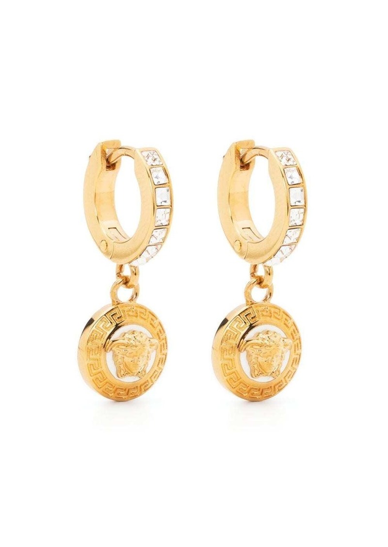 Versace Medusa-embellished hoop earrings