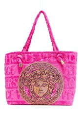 Versace Icon towelling tote bag