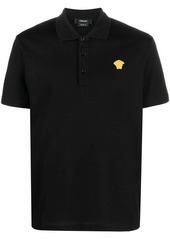 Versace Medusa embroidered polo shirt