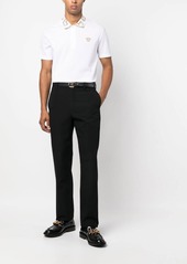 Versace Greca short-sleeved polo shirt