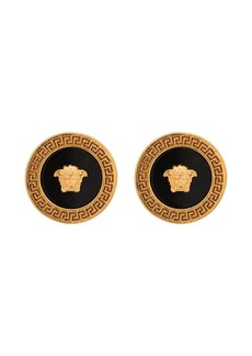 Versace Medusa enamel stud earrings