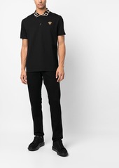 Versace Greca short-sleeved polo shirt