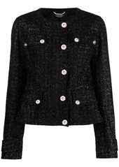 Versace Medusa Head single-breasted tweed jacket