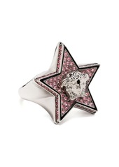 Versace Medusa Head star-shaped ring