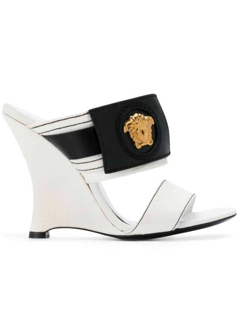 versace wedge sandals