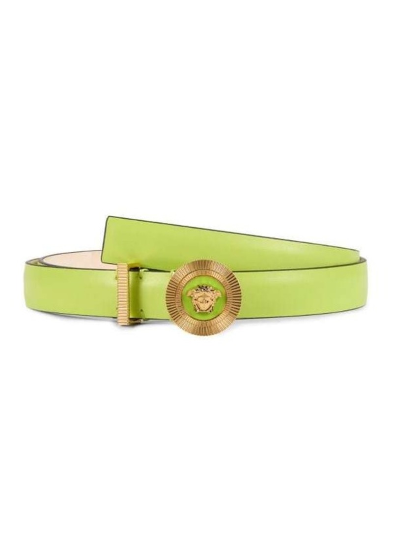 Versace Medusa Leather Belt