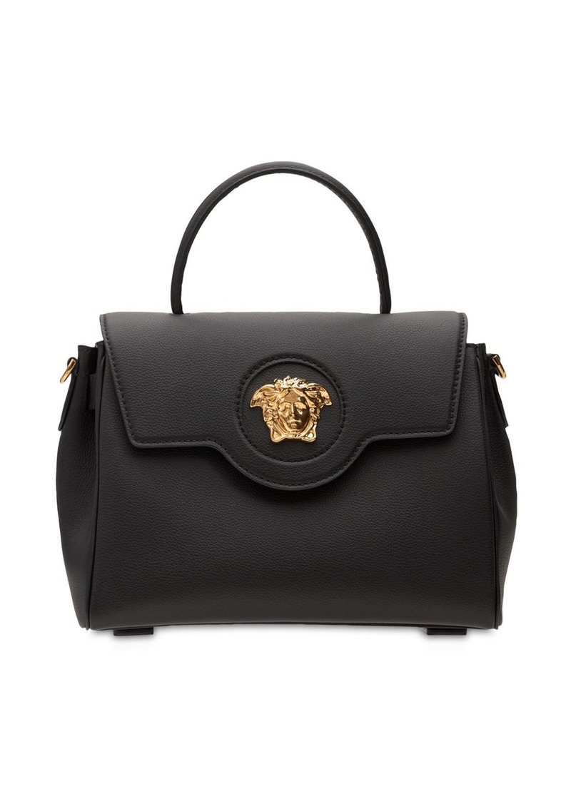 Versace Medusa Leather Top Handle Bag