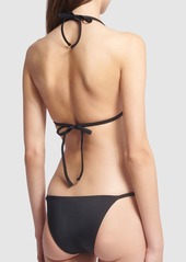 Versace Medusa Lycra Triangle Bikini Top