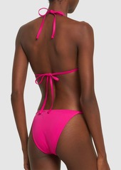 Versace Medusa Lycra Triangle Bikini Top