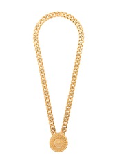 Versace Medusa medallion chain necklace