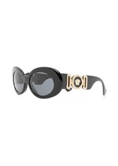 Versace Medusa oval-frame sunglasses