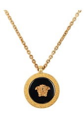 Versace Medusa enamel necklace