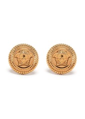 Versace Medusa-plaque detail earrings