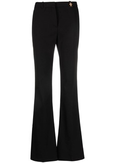 Versace Medusa-plaque flared trousers