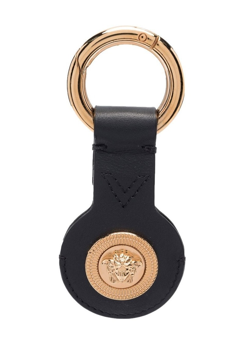 Versace Medusa plaque keychain