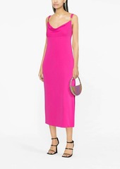 Versace Medusa plaque midi dress