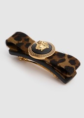 Versace Medusa Pony Ribbon Hair Clip