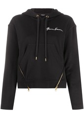 Versace Medusa-print cropped hoodie