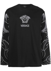 Versace Medusa-print detail T-shirt