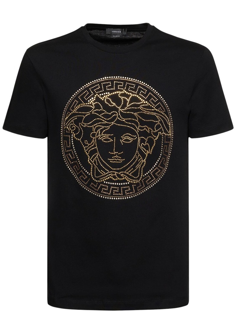 Versace Medusa Printed Cotton T-shirt