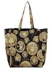 Versace Medusa Printed Nylon Tote Bag