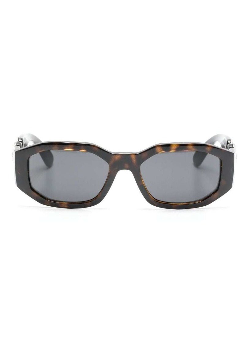 Versace Medusa rectangle-frame sunglasses