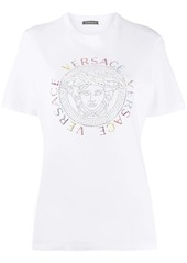 Versace Medusa rhinestone logo T-shirt