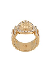 Versace La Medusa crystal-embellished ring