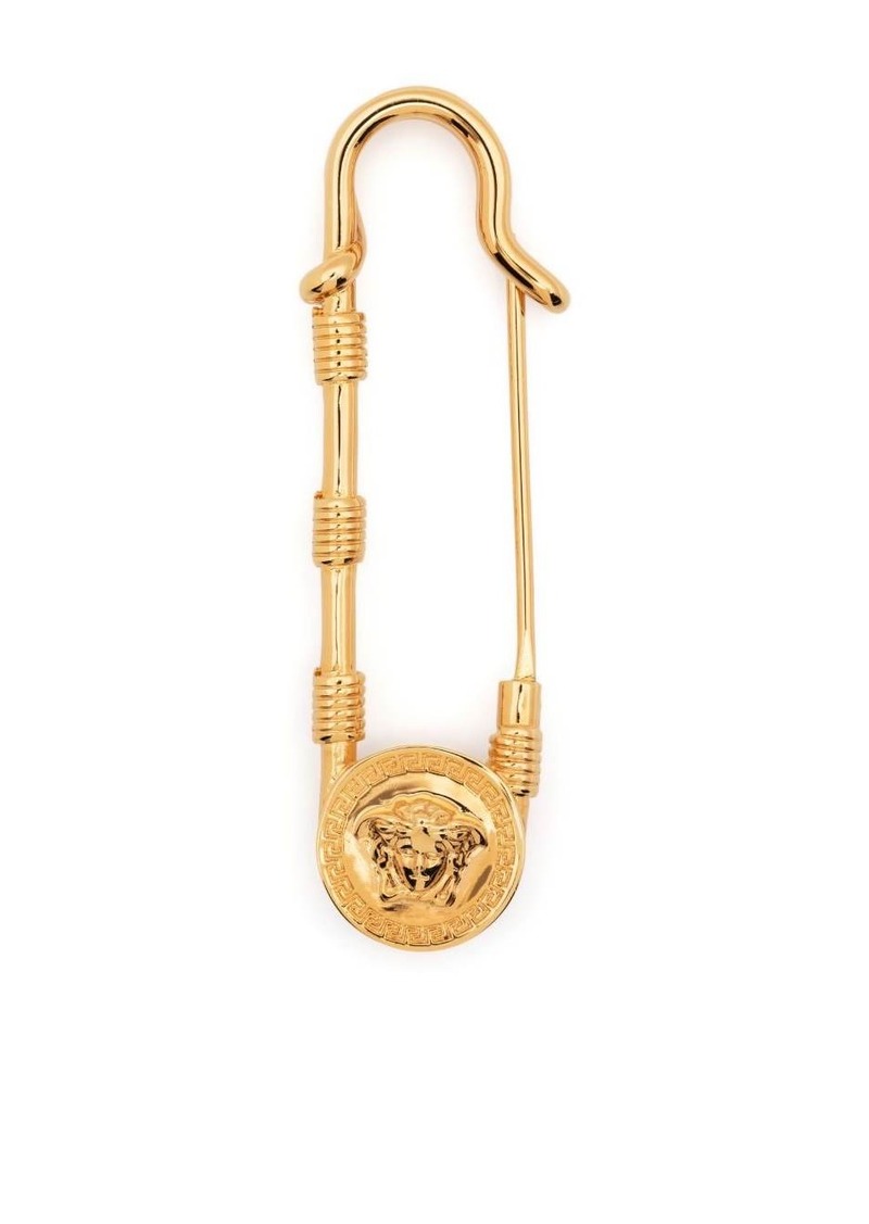 Versace Safety-Pin Medusa brooch