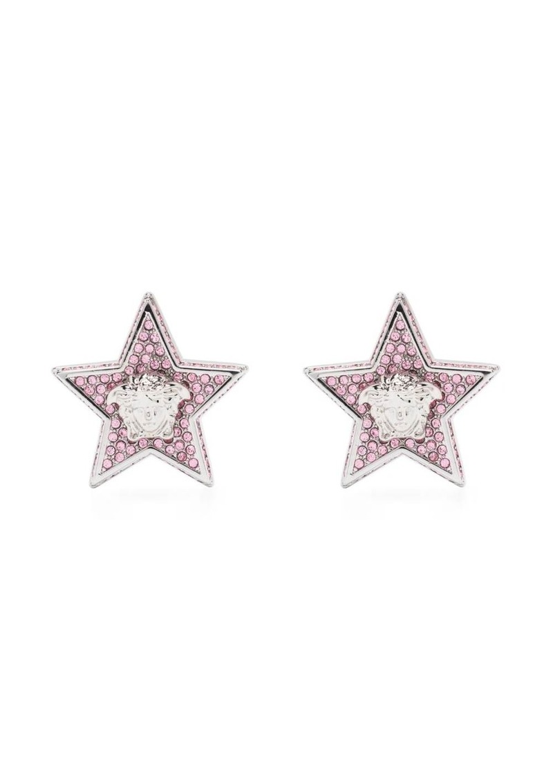 Versace Medusa Star crystal-embellished stud earrings