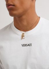 Medusa Tag & Versace Logo Necklace