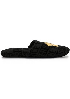 Versace Medusa terricloth slippers
