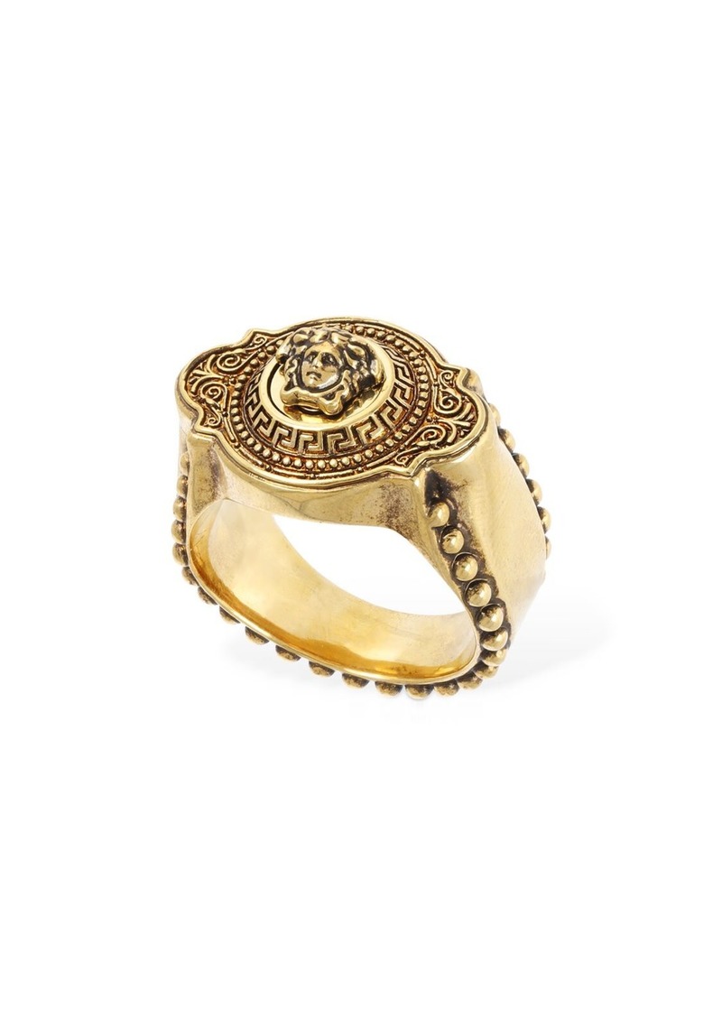 Versace Medusa Thick Ring