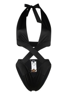 Versace Medusa tie-fastening one-piece