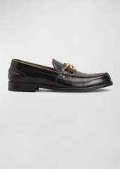 Versace Men's Greca Leather Loafers