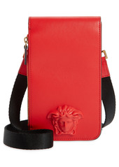 Versace La Medusa Leather Lanyard Pouch in Canna-Canna-Oro at Nordstrom