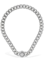 Versace Metal Logo Necklace