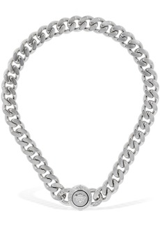 Versace Metal Logo Necklace