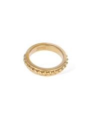 Versace Metal Logo Ring